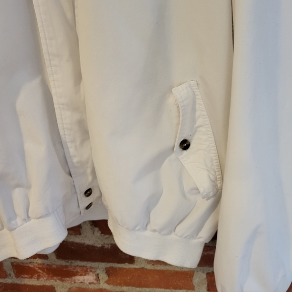 La Paz by Catalina Xlarge white cotton and polyester bomber jacket - Picture 6 of 7